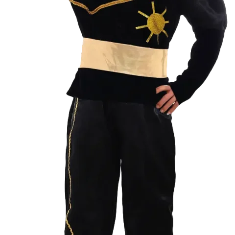 Traje Caporal Negro T/13-14