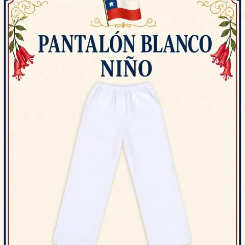 Pantalón Blanco Niño