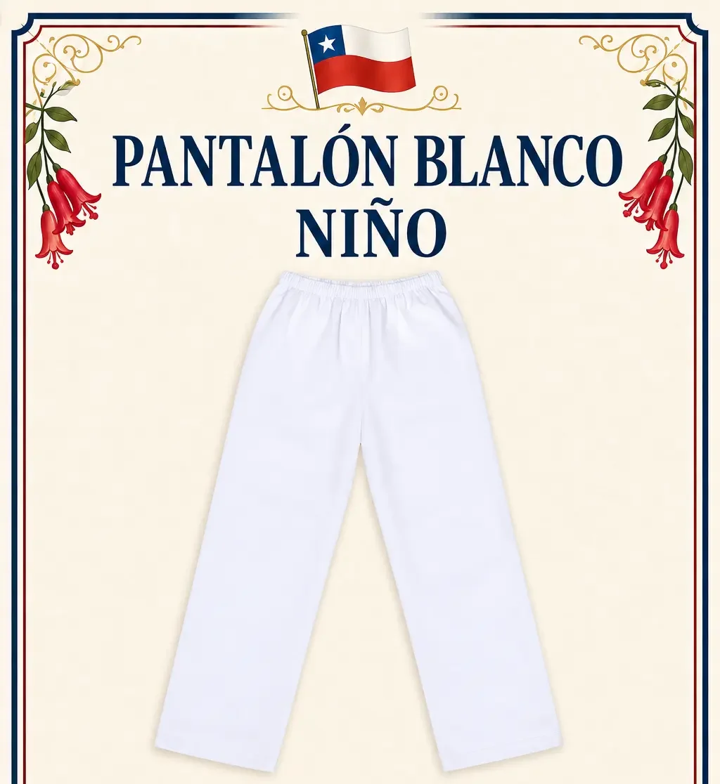 Pantalón Blanco Niño