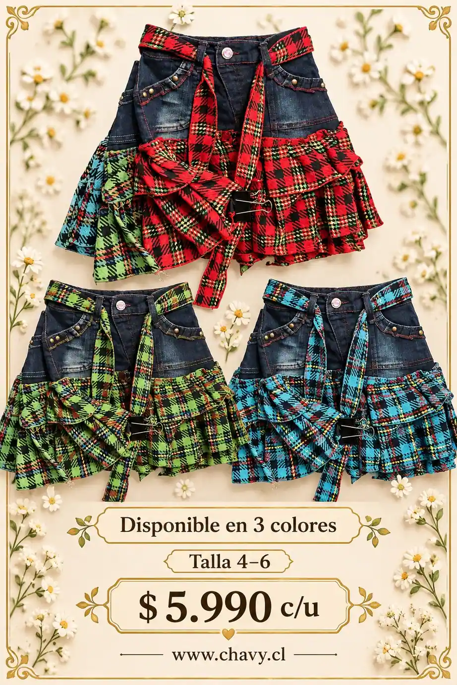 Falda niña