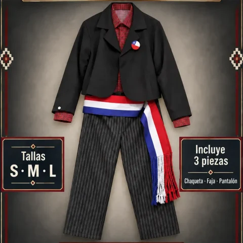 Traje de Huaso 3 Piezas